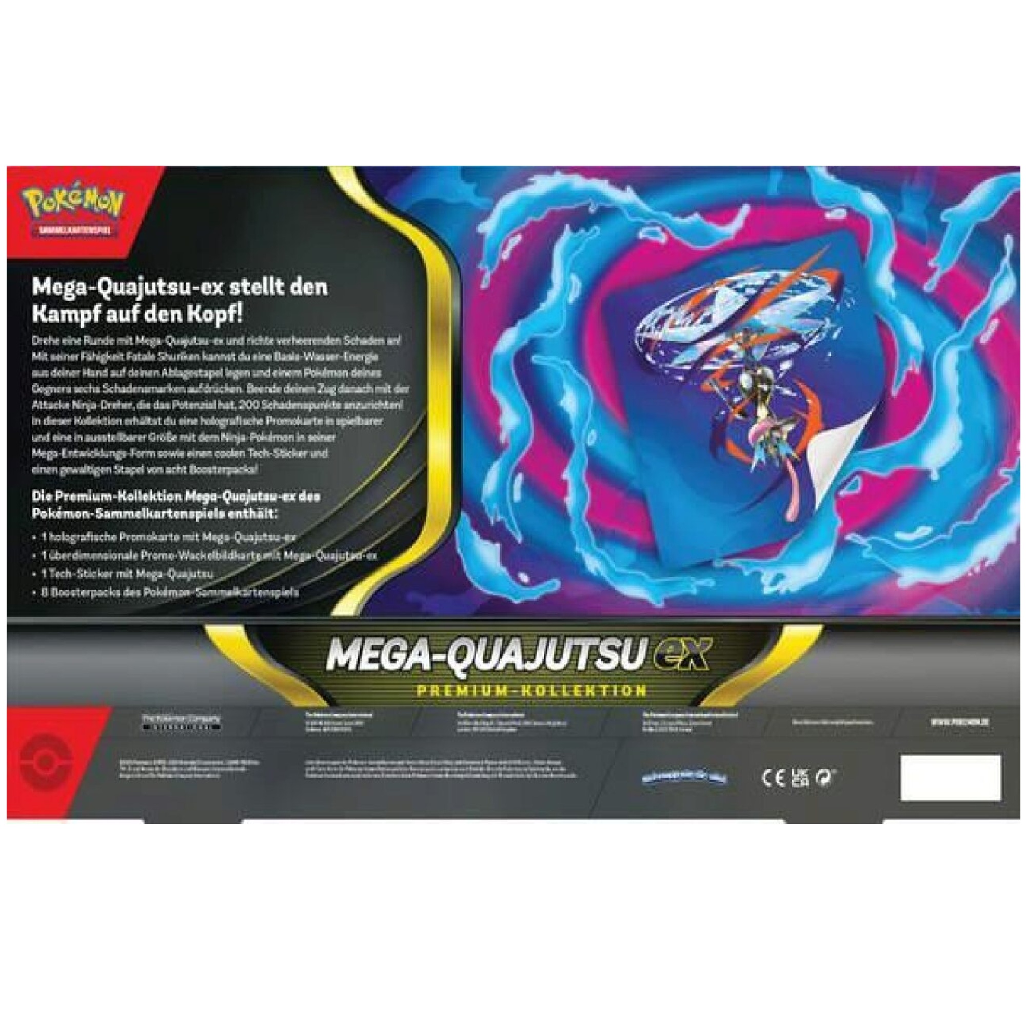 Pokemon Premium-Kollektion Mega-Quajutsu-ex