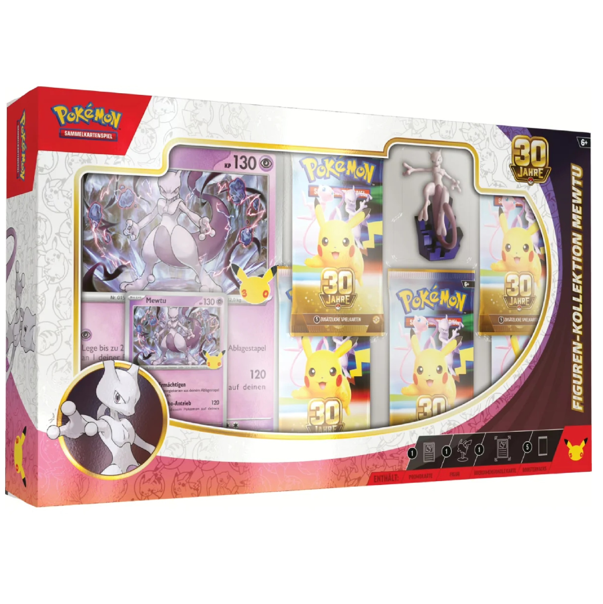 Pokemon 30 Jahre Mewtu Figuren-Kollektion (Deutsch)