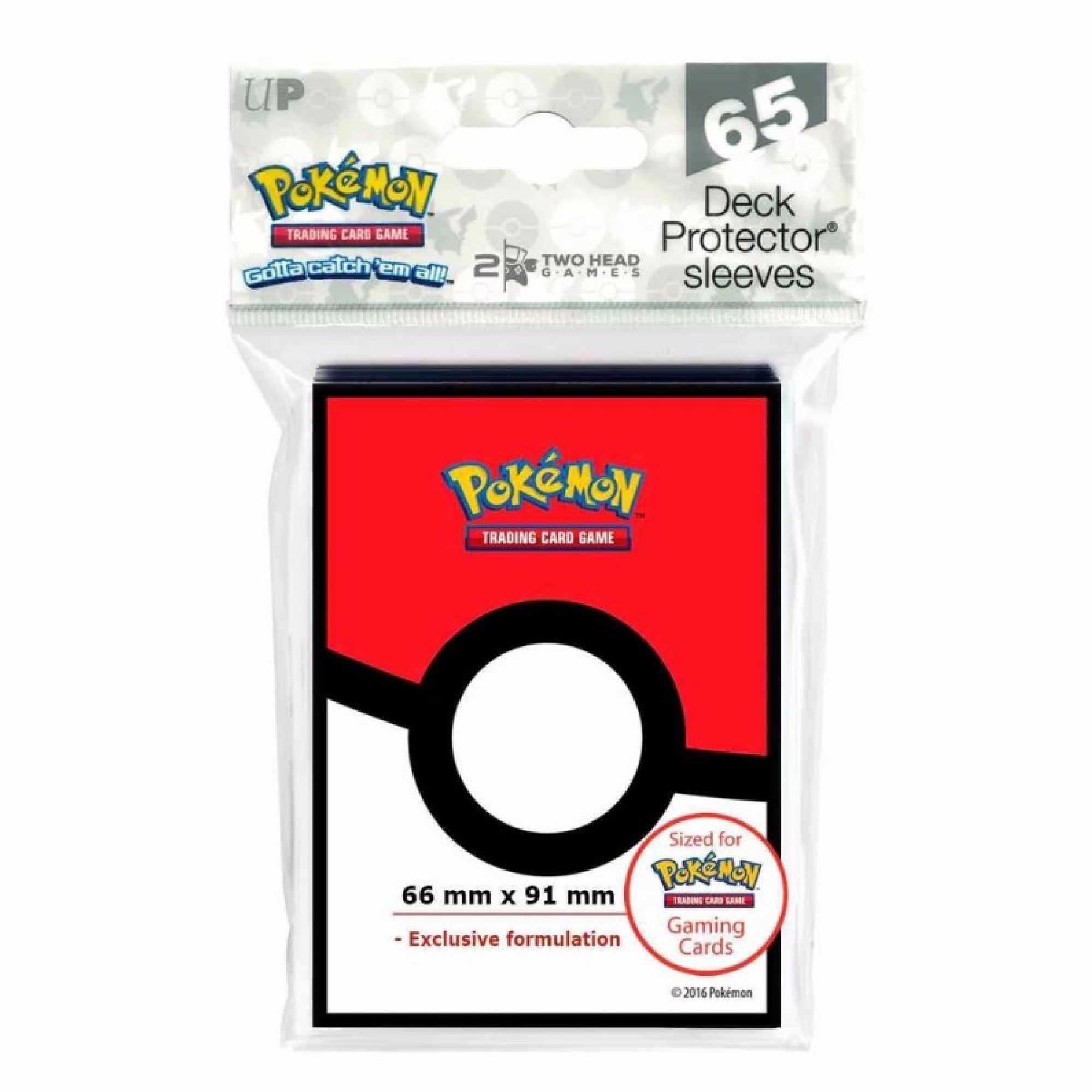 Ultra Pro Pokemon Sleeves Poke Ball 65 Sleeves