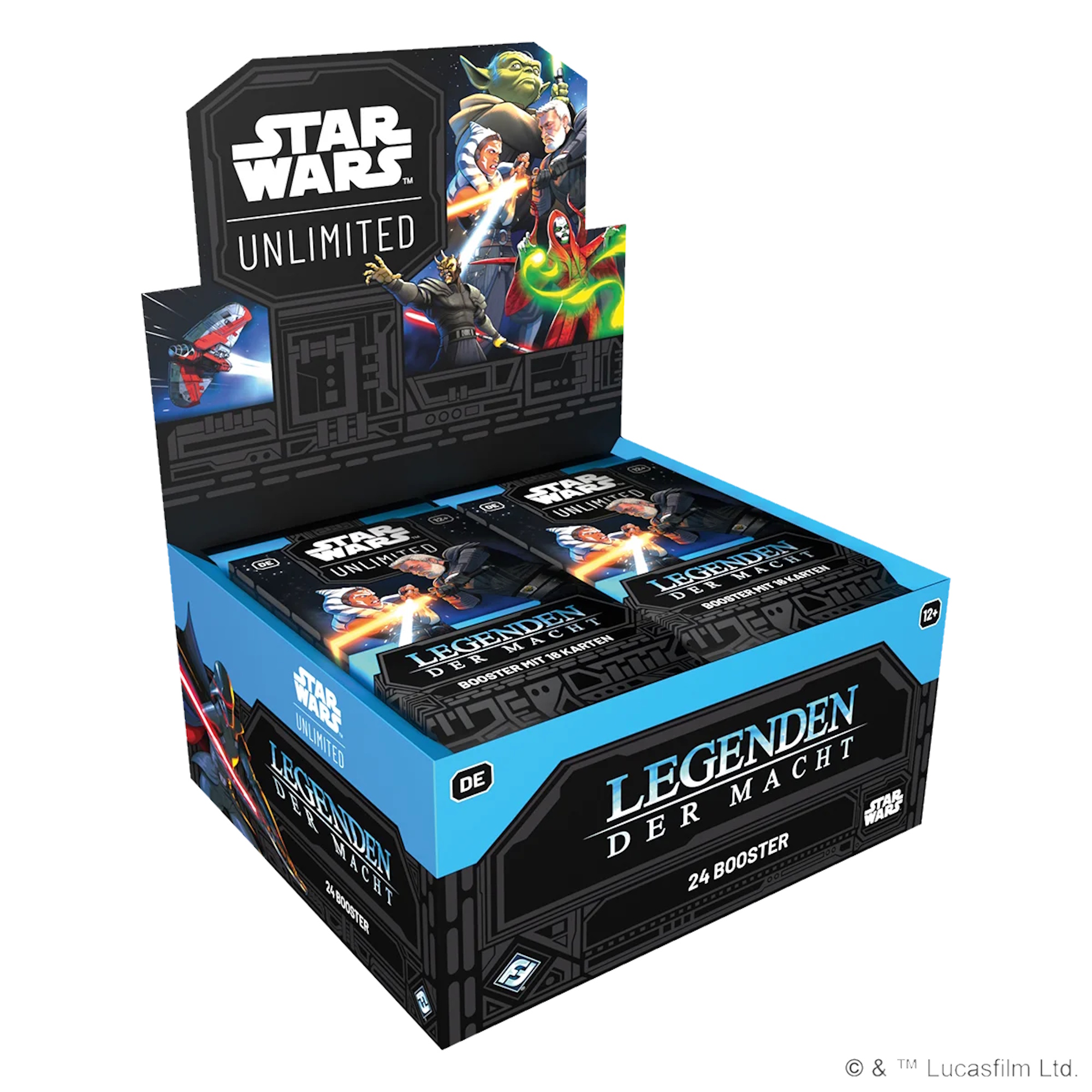 Star Wars Unlimited - Legenden der Macht - Booster-Display (DE)