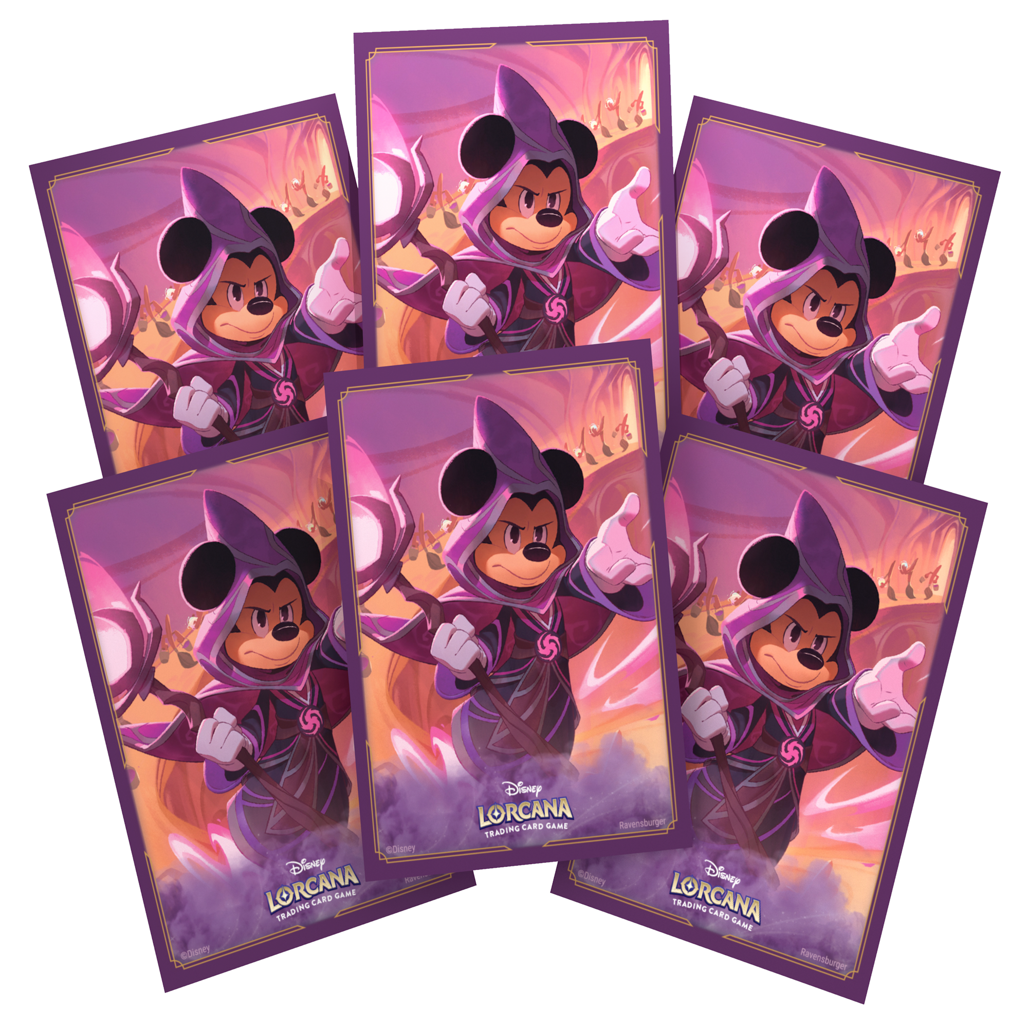 Disney Lorcana Sleeves - Mickey - Eigenwilliger Zauberer
