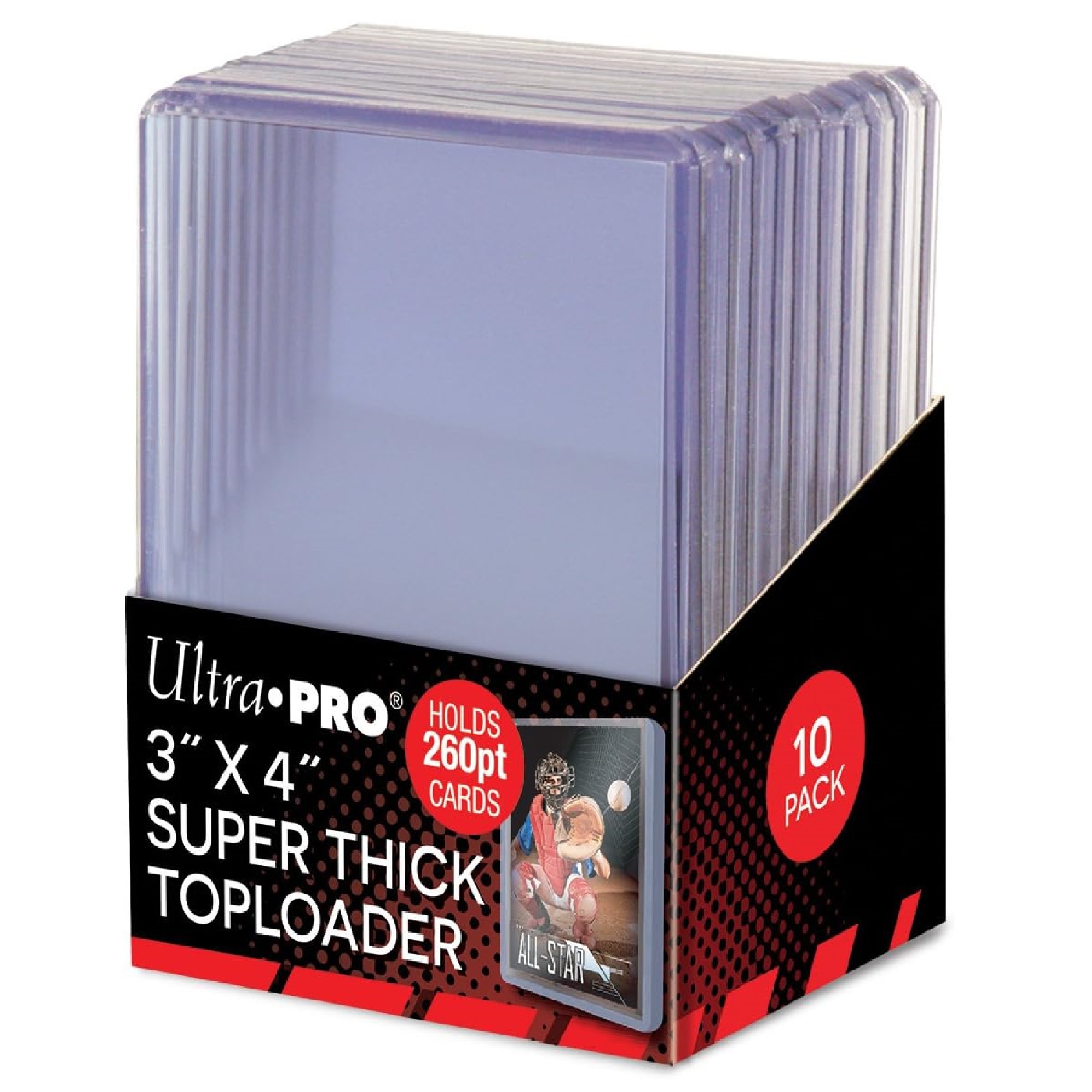 Ultra Pro Toploader 10er Pack 260pt