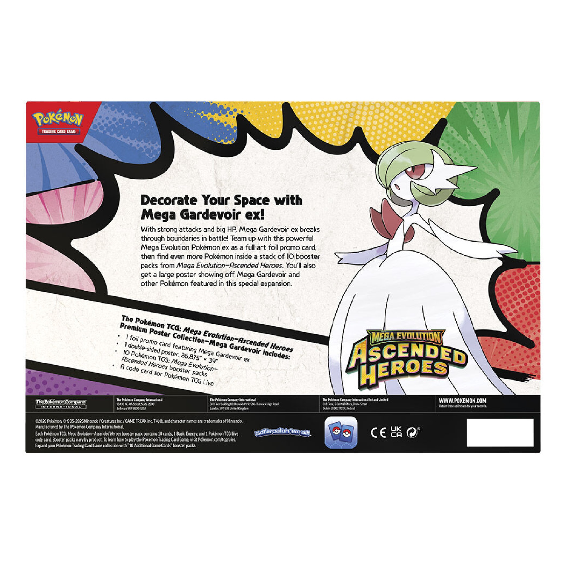 Pokemon - Mega-Entwicklung Erhabene Helden - Premium-Posterkollektion Mega-Guardevoir/Mega-Lucario - sortiert (Englisch)