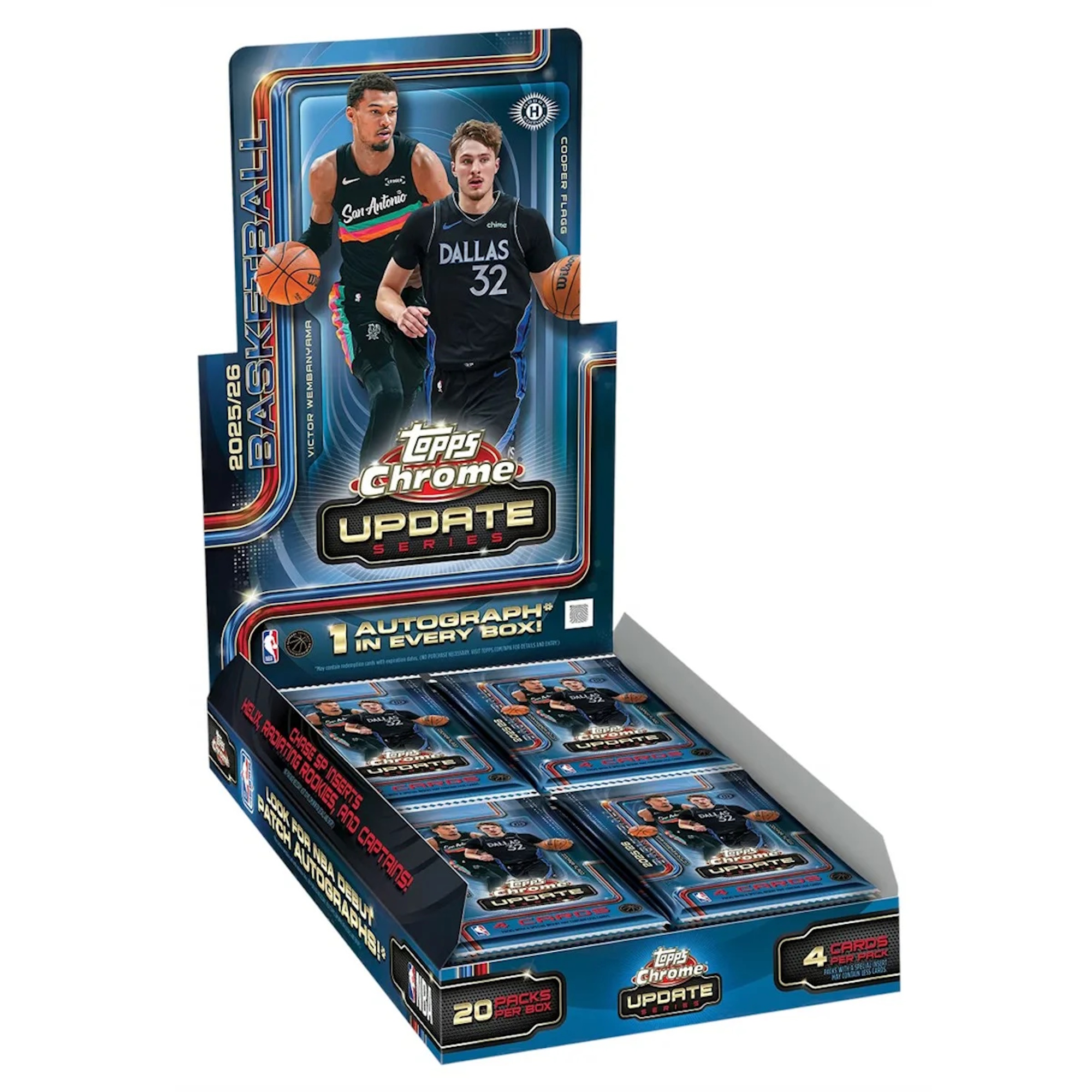 2025-26 Topps Chrome NBA Update (Hobby Box)