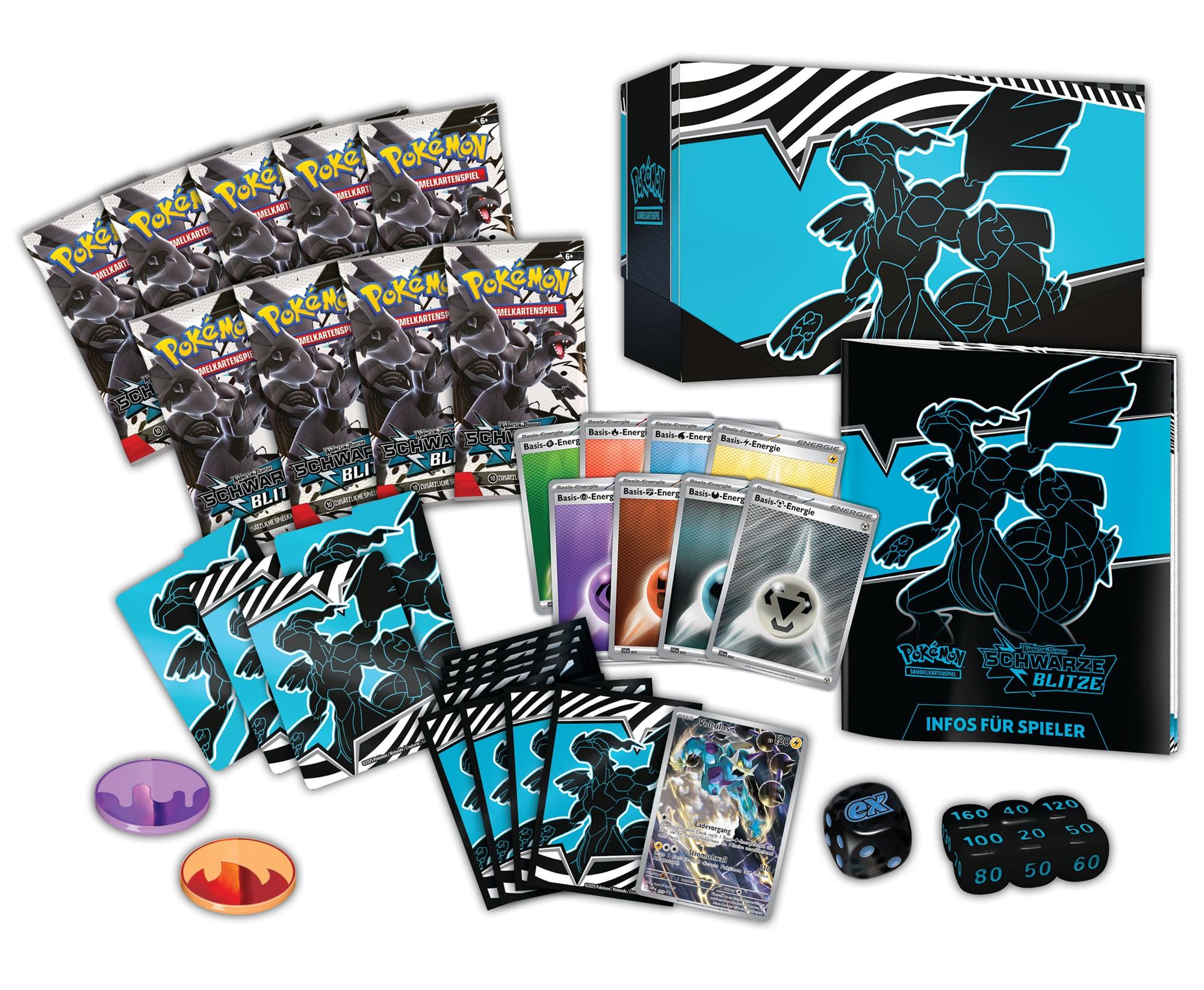 Pokemon KP10.5 Schwarze Blitze Top Trainer-Box (Deutsch)