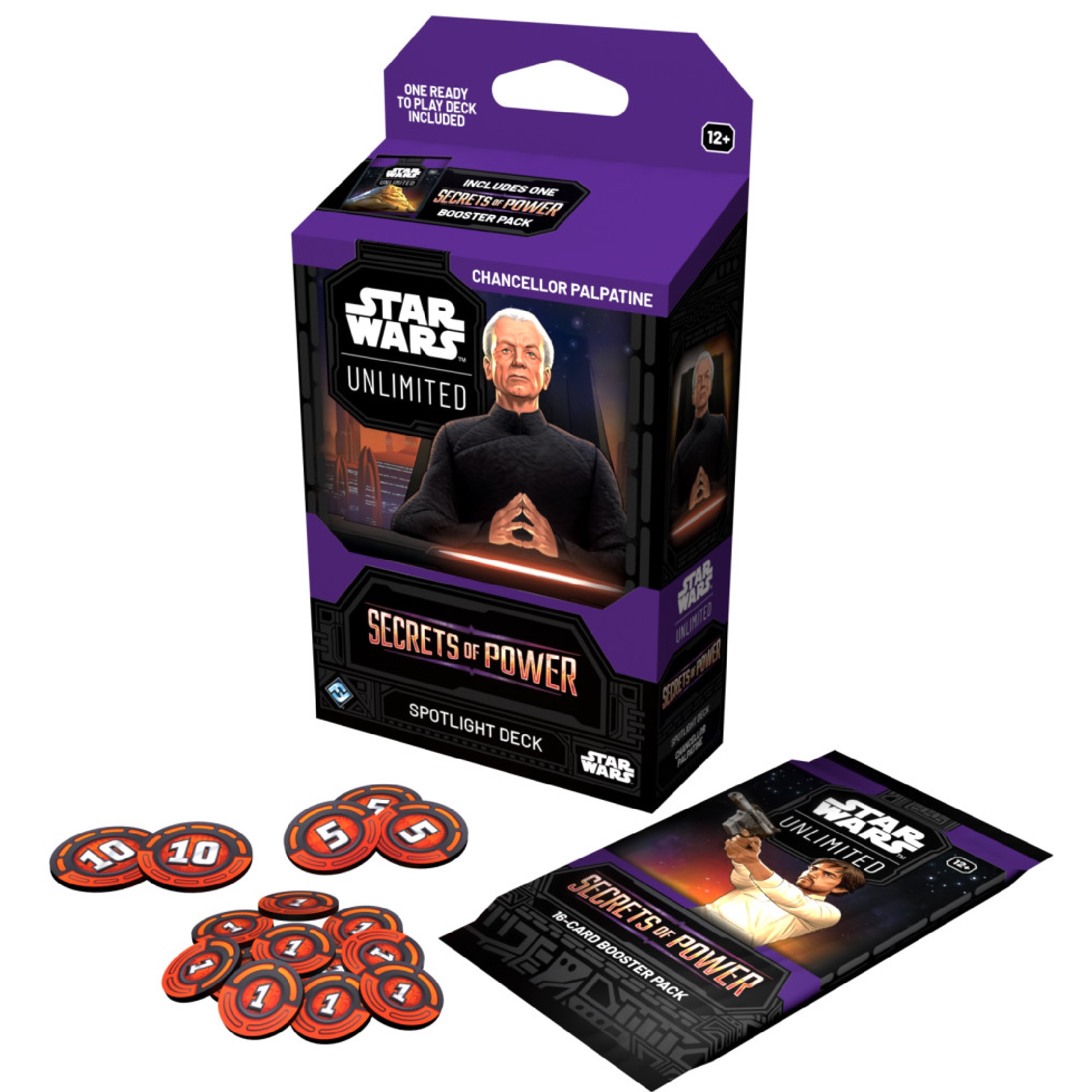 Star Wars Unlimited Secrets of Power Spotlight Deck Chancellor Palpatine (Englisch)