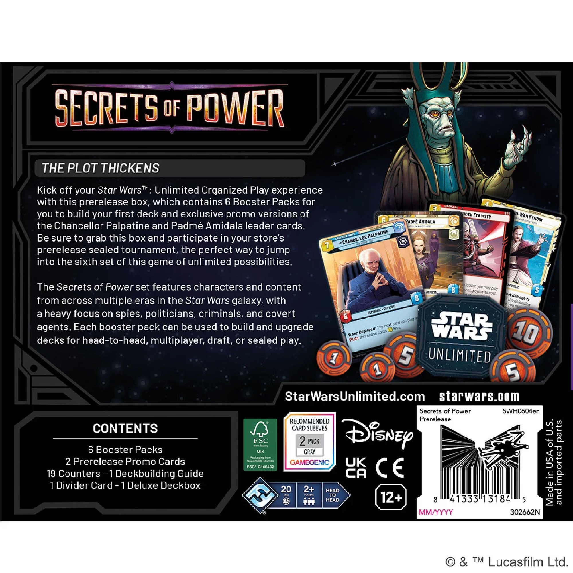 Star Wars Unlimited – Secrets of Power (Prerelease Box) (Englisch)
